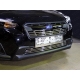 Решетка радиатора верхняя 12 мм ТСС для Subaru XV 2017-2021